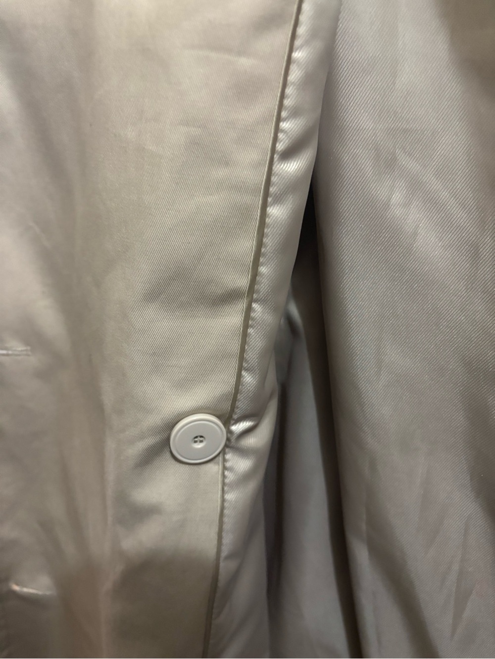Mango Beige Double-Breasted Trench Coat With Belt View 5